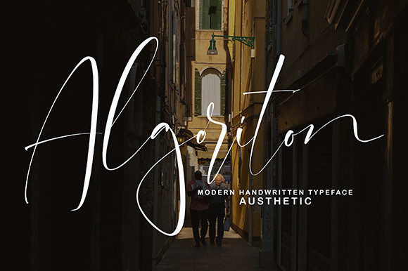 Algoriton: A Handwritten Font That Elevates Small Business Branding