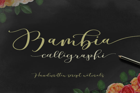 Bambia Calligraphi: A Handwritten Font for Scroll-Stopping Digital Campaigns