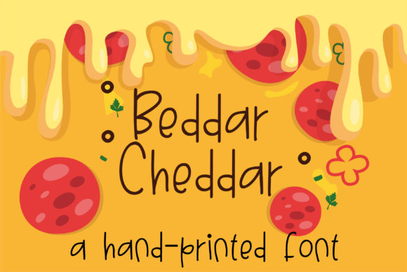 Beddar Cheddar: A Whimsical Script Font for Editorial Design