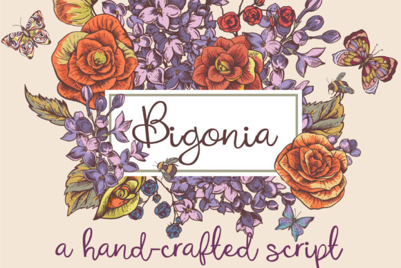 Bigonia: A Delicate Handwritten Font for Editorial Design