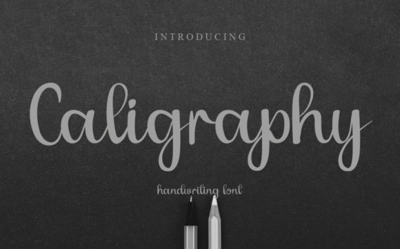 Caligraphy: A Handwritten Font for Editorial Elegance