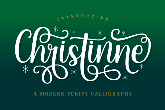 Christinne Font: Elevating Web Design with Modern Script Typography