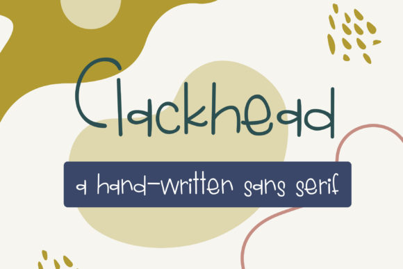 Clackhead: The Handwritten Font for Modern Marketing