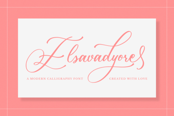 Elsavadyore: The Elegant Script Font for Campaigns