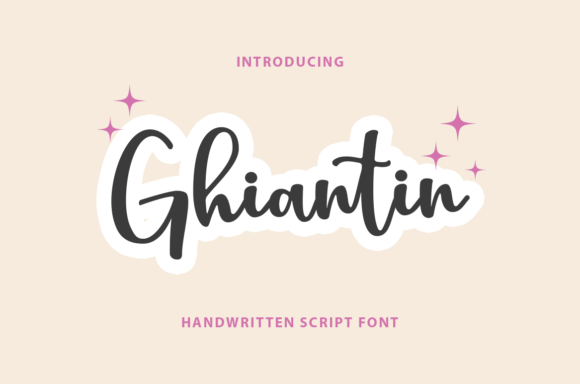 Ghiantin: A Sophisticated Script Font for Brand Identity