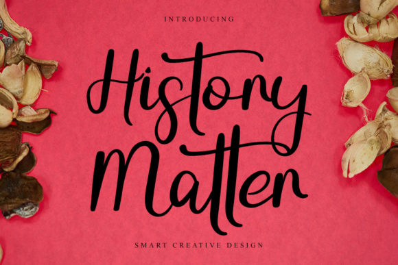 History Matter: A Stylish Handwritten Font for Business Branding