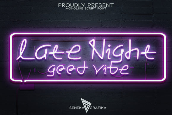 Late Night Font: A Handwritten Typeface for Campaigns