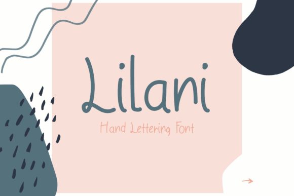 Lilani: A Minimalist Handwritten Font for Modern Branding