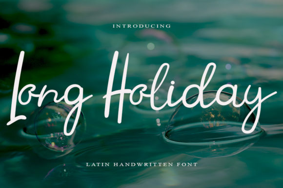 Long Holiday: A Handwritten Font for Web Design