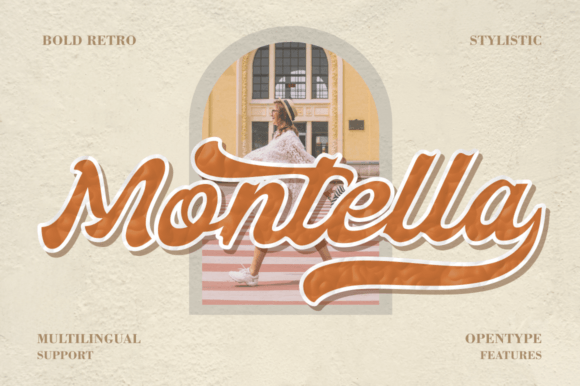 Montella: A Retro Script Font for Your Brand
