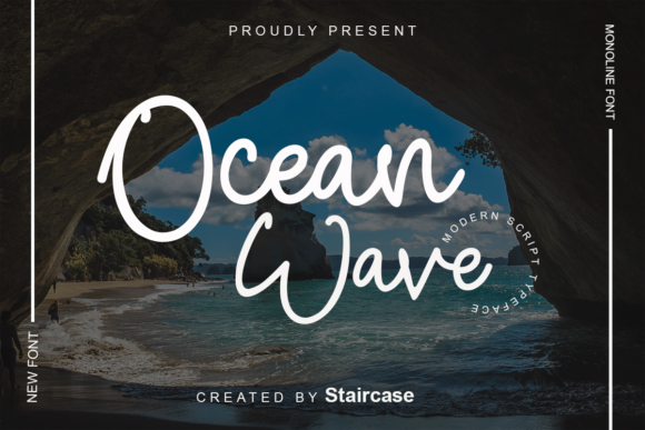 Ocean Wave: A Chic Script Font for Crafters