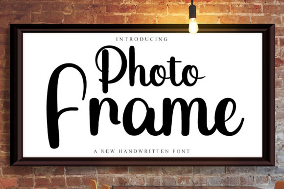 Photo Frame: The Handwritten Font for Bold Campaigns