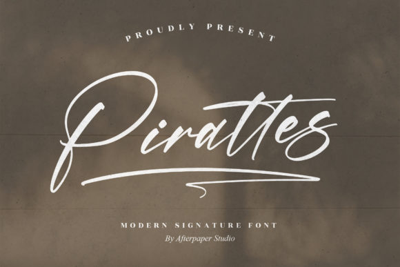 Pirattes: A Dazzling Script Font for Editorial Design