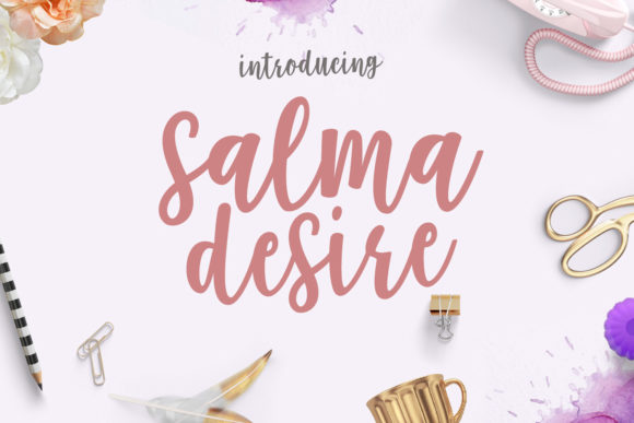 Salma Desire: A Modern Handwritten Font That Elevates Small Business Branding