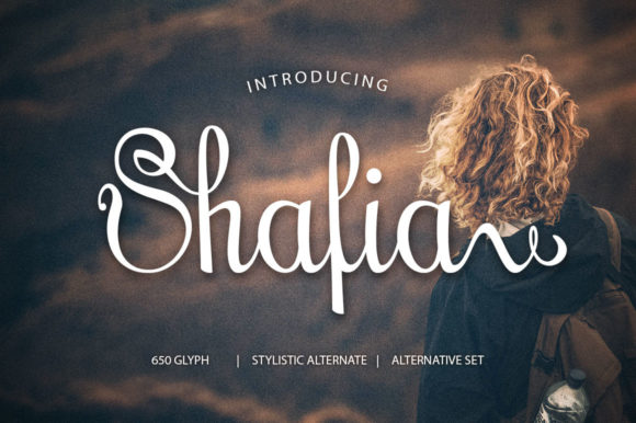 Shafia: An Elegant Script Font for Web Design