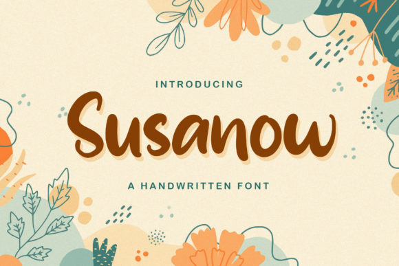 Susanow: A Delicate Handwritten Font for Brand Identity