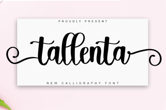 Tallenta: A Delicate Script Font for Brand Identity