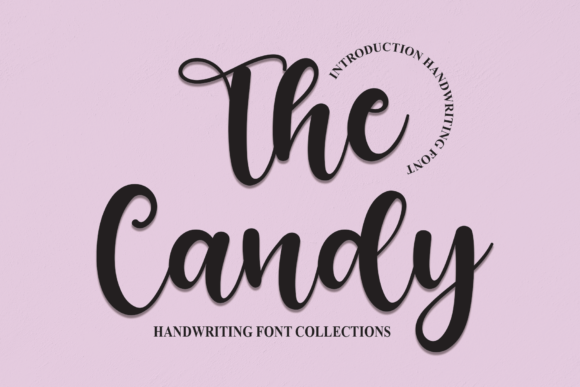 The Candy: A Chic Script Font for Editorial Design