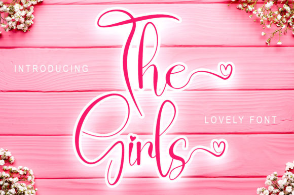 The Girls: A Playful Script Font for Modern Web Design Projects