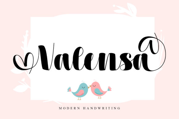 Valensa: A Modern Script Font for Bold Digital Branding